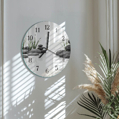 Round wall clock Stone Spa
