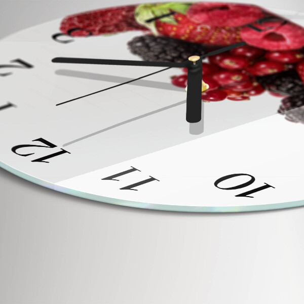 Round wall clock Fruit