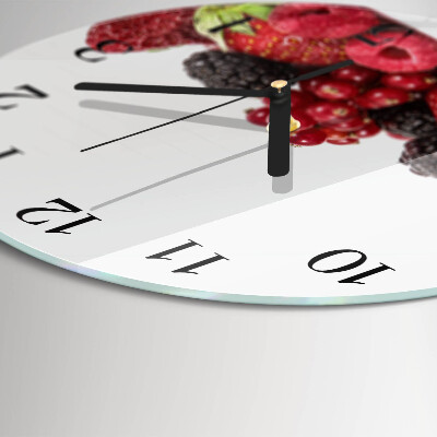 Round wall clock Fruit