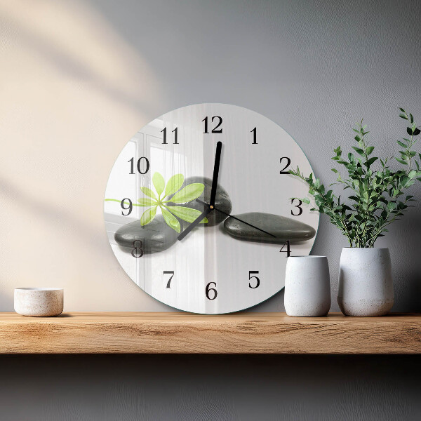 Round wall clock Stones