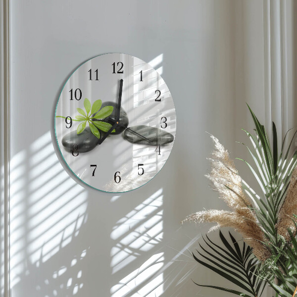 Round wall clock Stones