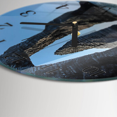 Round wall clock Stone