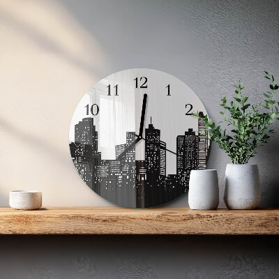 Round wall clock Buildings