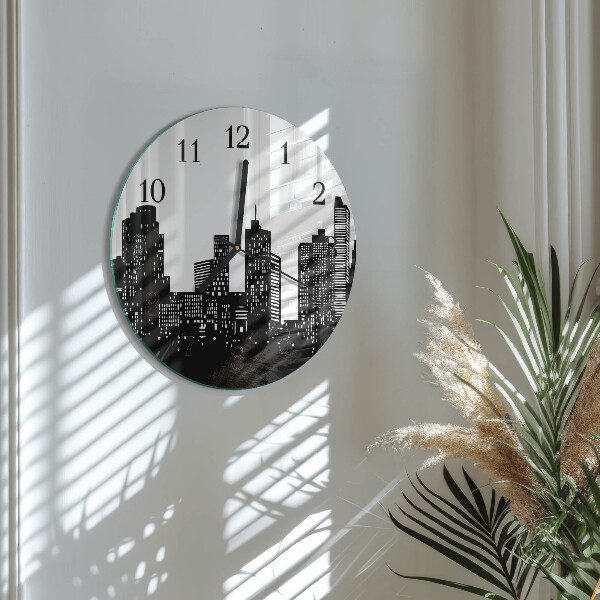 Round wall clock Buildings