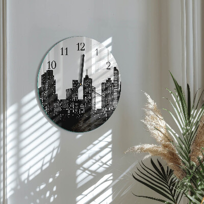 Round wall clock Buildings