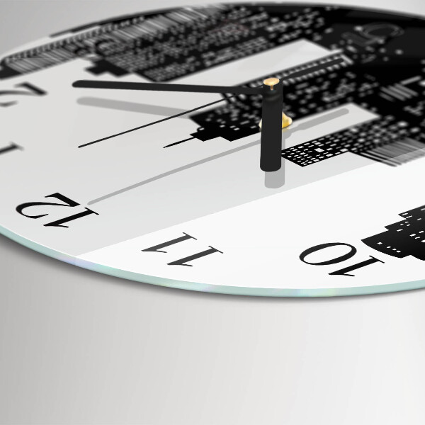 Round wall clock Buildings