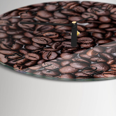 Round wall clock Coffee Beans