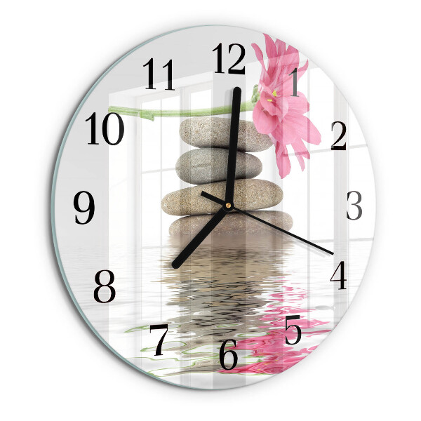 Round wall clock Stones