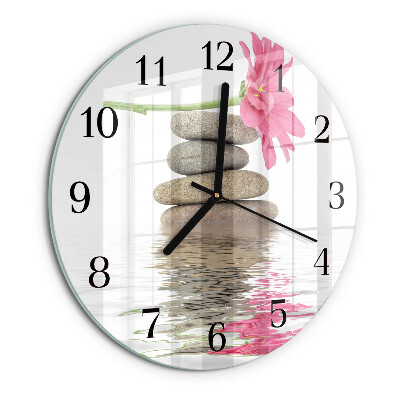 Round wall clock Stones