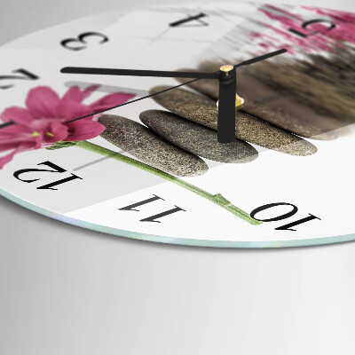 Round wall clock Stones