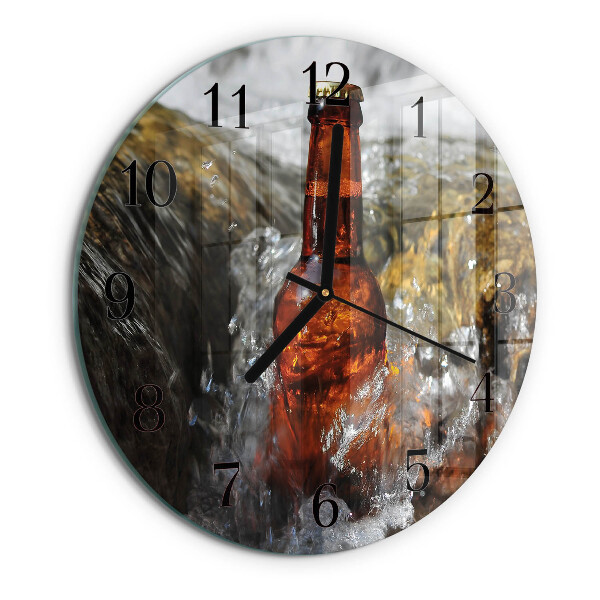 Round wall clock Beer