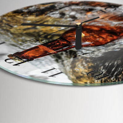 Round wall clock Beer