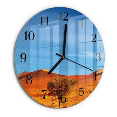 Round wall clock Desert