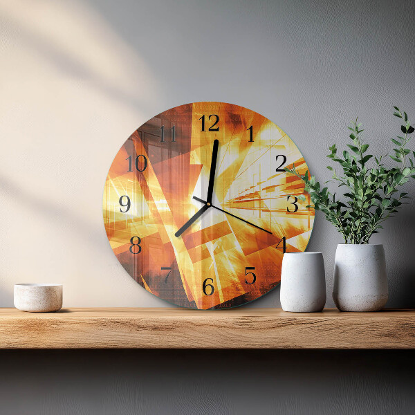 Round wall clock Abstraction