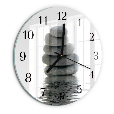 Round wall clock Stones