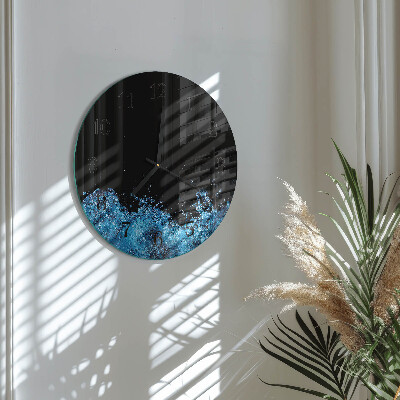 Round wall clock Water