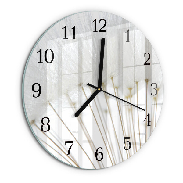 Round wall clock Dandelion