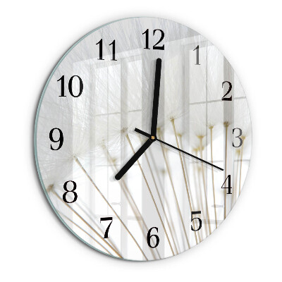 Round wall clock Dandelion