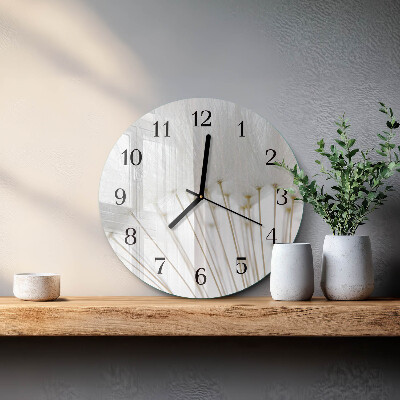 Round wall clock Dandelion