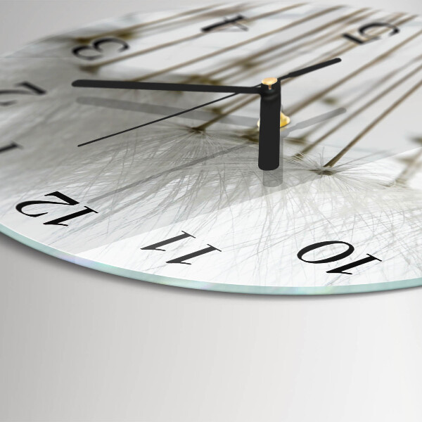 Round wall clock Dandelion