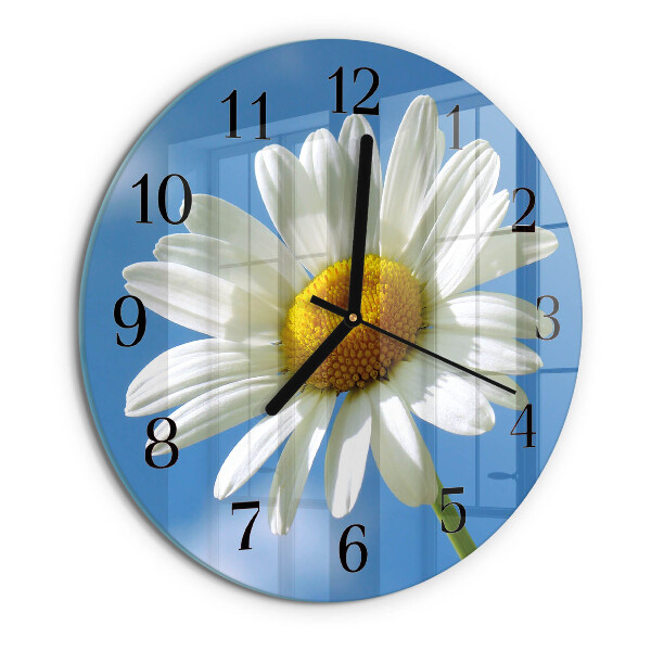 Round wall clock Flower
