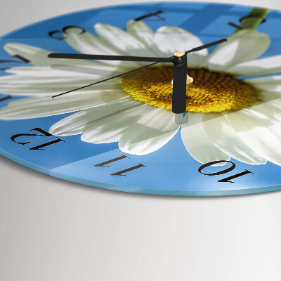 Round wall clock Flower