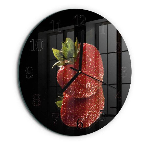 Round wall clock Strawberry