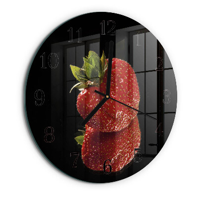 Round wall clock Strawberry