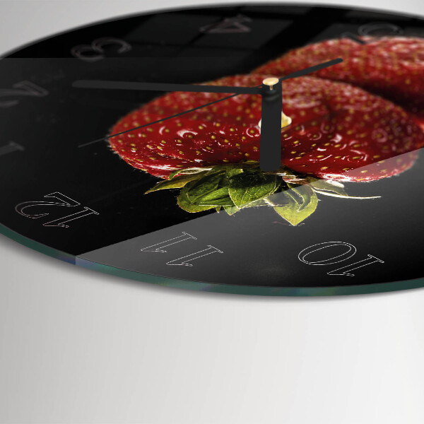 Round wall clock Strawberry