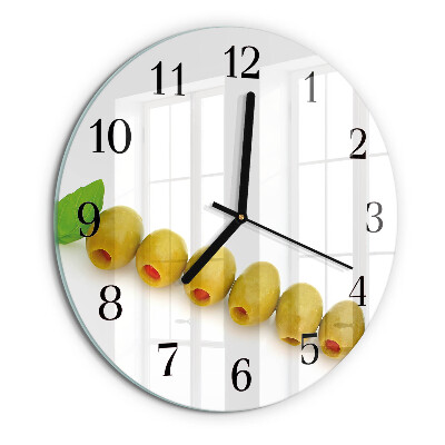 Round wall clock Olives