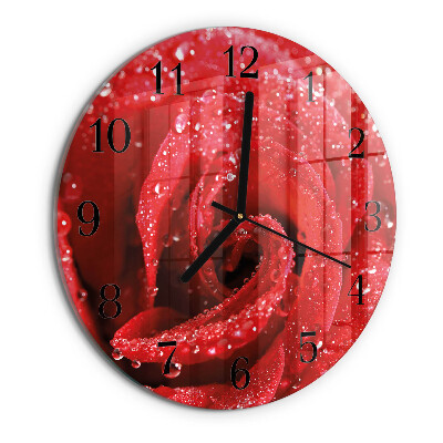Round wall clock Rose