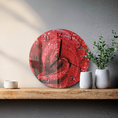 Round wall clock Rose