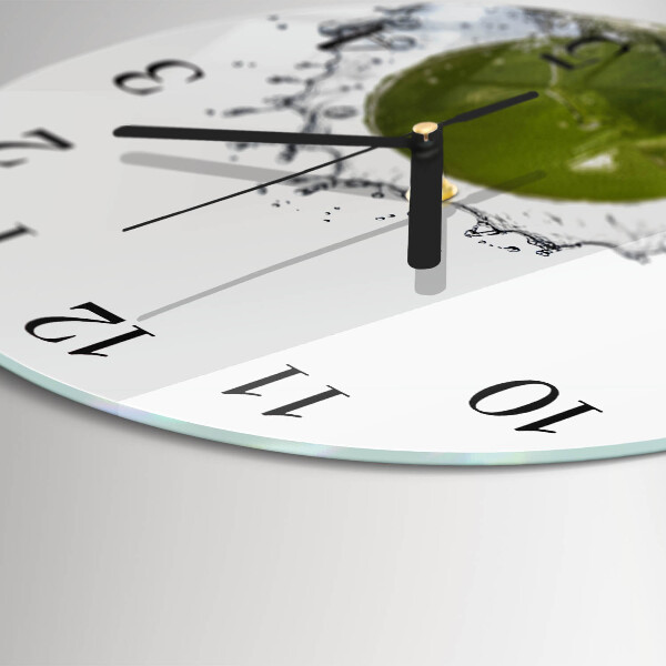 Round wall clock Limewater