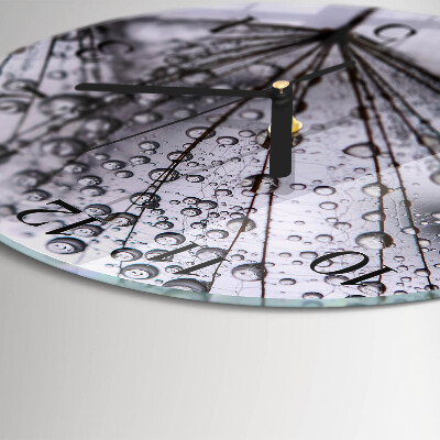 Round wall clock Dandelion