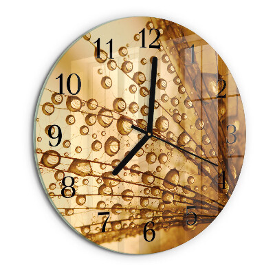 Round wall clock Dandelion