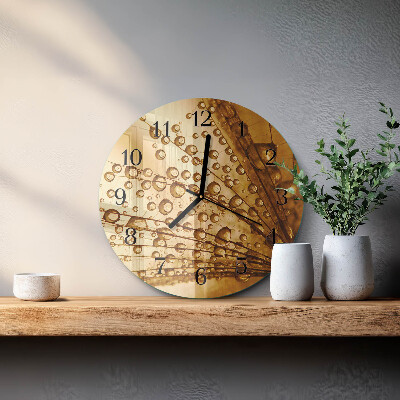 Round wall clock Dandelion
