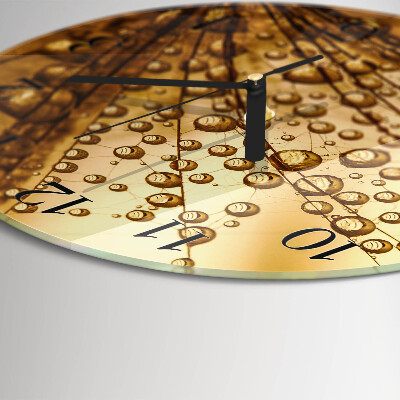 Round wall clock Dandelion