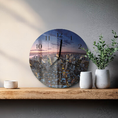 Round wall clock Horizon