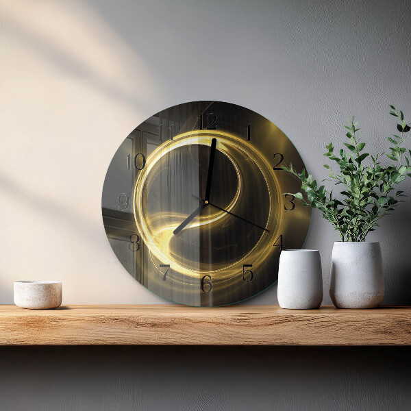Round wall clock Abstraction Circle