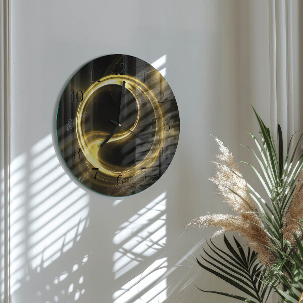 Round wall clock Abstraction Circle