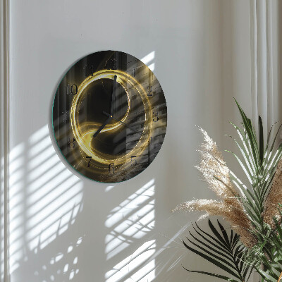 Round wall clock Abstraction Circle