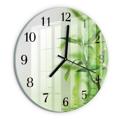 Round wall clock Bamboo