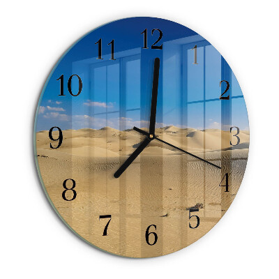 Round wall clock Desert