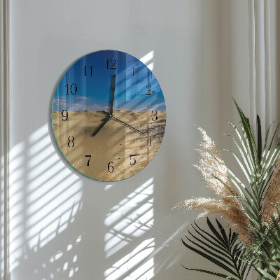 Round wall clock Desert