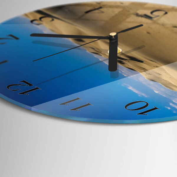 Round wall clock Desert