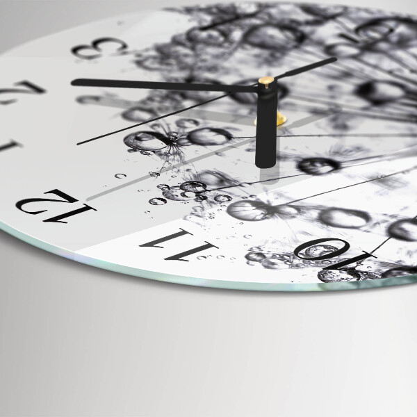 Round wall clock Dandelion