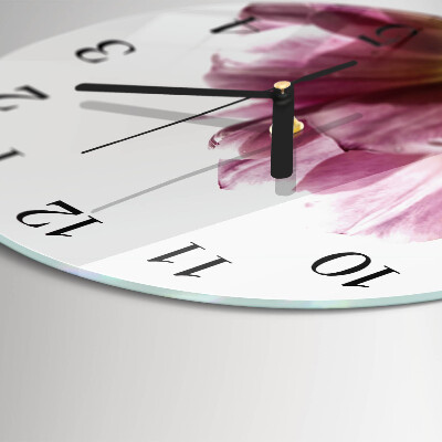 Round wall clock Tulips