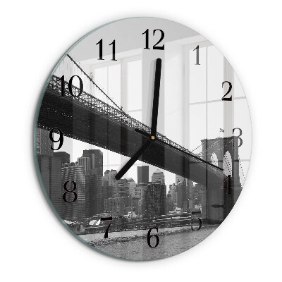 Round wall clock Bridge