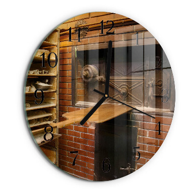Round wall clock Bread Oven