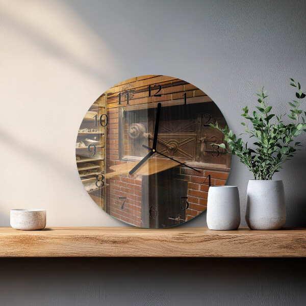 Round wall clock Bread Oven